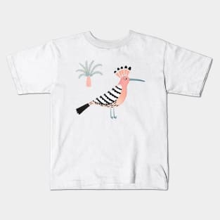 Hoopoe Bird Kids T-Shirt